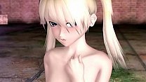 Petite anime teen masturbating