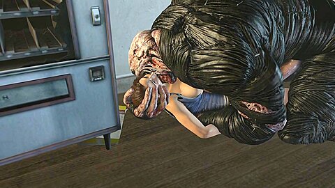 Monster Catches A Whiff Of Jill Valentines 3d Pussy