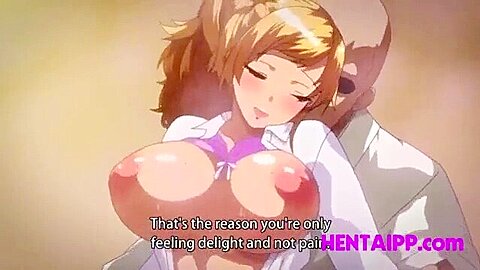 A beautiful girl with big breasts enters a religion and masturbates with an aphrodisiac.