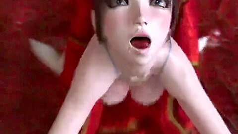 Only A Monster Could Make This 3d Chick Cum So Hard