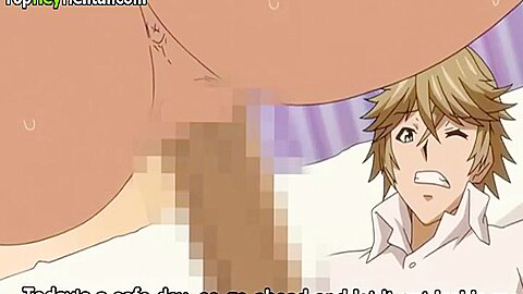 Hentai Busty Milf In Stockings Fucks Younger Guy