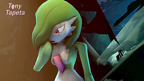 Venusaurus With Long Tentacles Fucks A Beautiful Gardevoir In Her Pussy