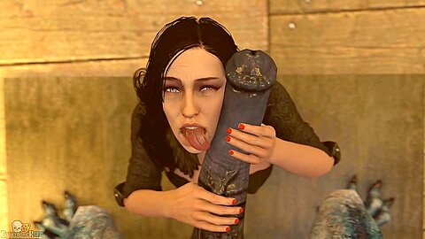 Yennefer Of Vengerberg Sucks Monster Long Dick (the Witcher)