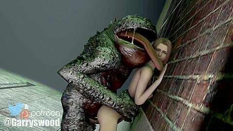 Horror: Monster Licking And Raping